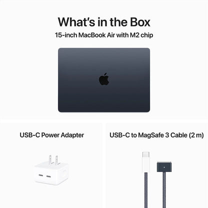 Computer Macbookair 15.3" M2 with 8-Core CPU and 10-Core GPU, 256GB Mid 2023 - Midnight MQKW3LL/A