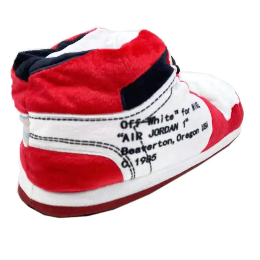 Red Air Jordan Retro High Sneaker Slippers