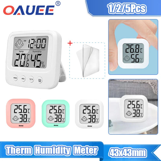 Mini LCD Thermometer Hygrometer Digital Therm Humidity Meter Sensor Indoor Electronic Home Moisture Tester Gauge Kitchen Bedroom