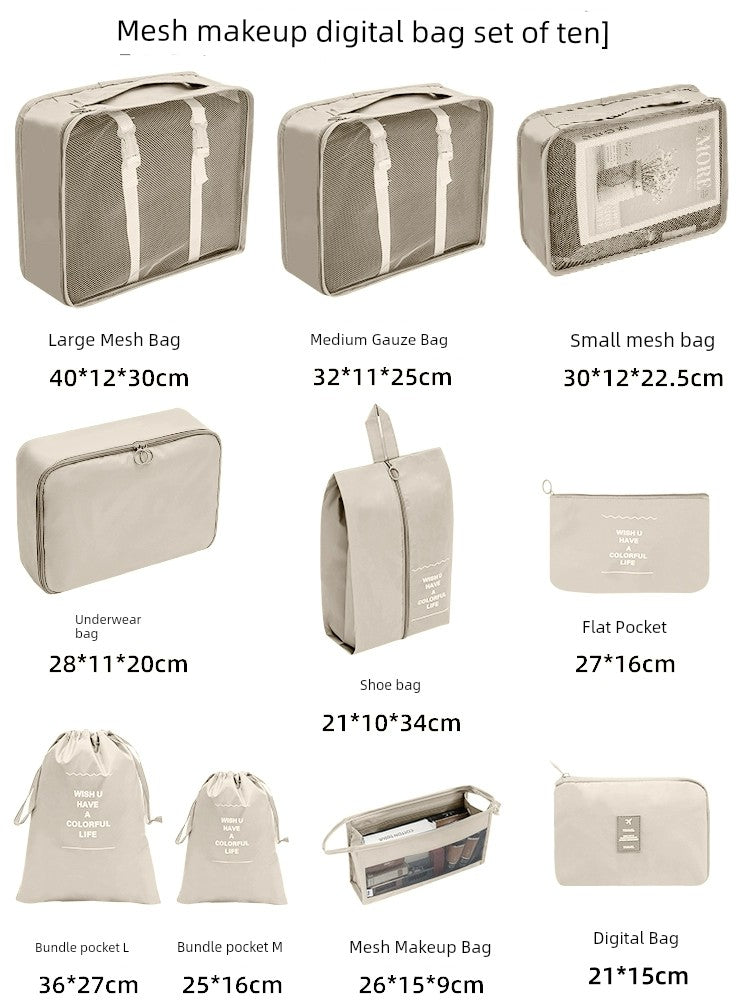 Travel Buggy Bag Luggage Clothing Organizing Bag Underwear Underwear Business Trip Travel Clothes Sub-Package Waterproof Maternity Package