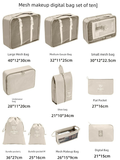 Travel Buggy Bag Luggage Clothing Organizing Bag Underwear Underwear Business Trip Travel Clothes Sub-Package Waterproof Maternity Package