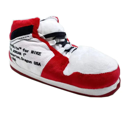 Red Air Jordan Retro High Sneaker Slippers